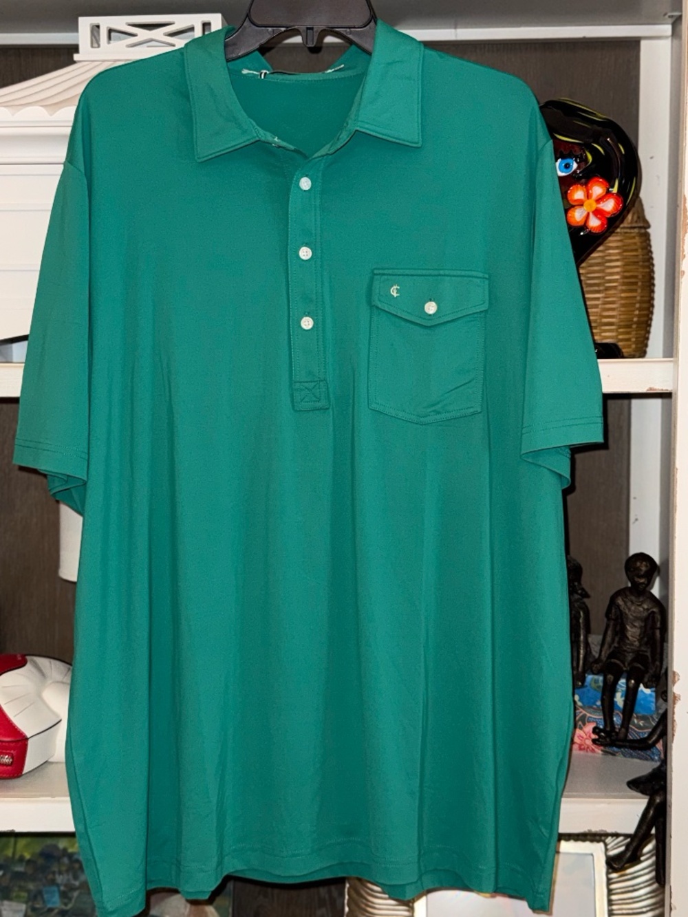 Criquet mens green XXL polo nwt - Picture 2 of 7